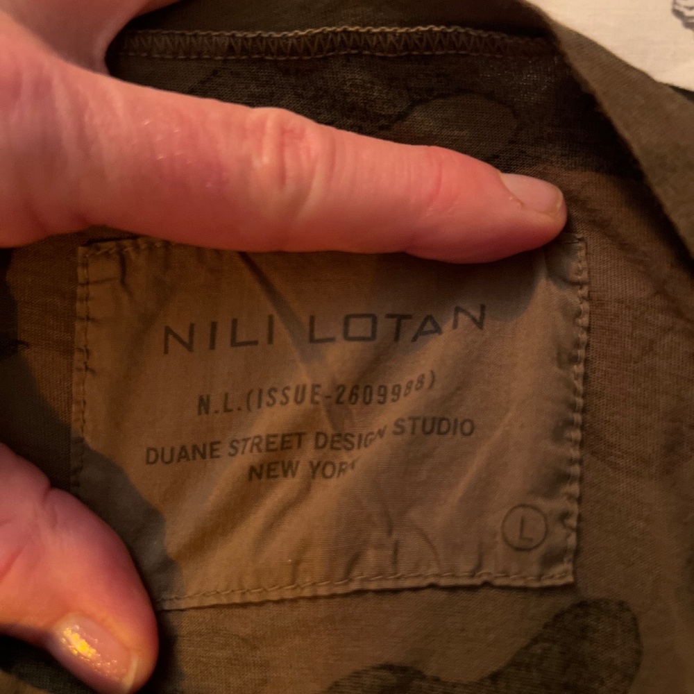Nili Lotan Camo Tank - Size Large - Picture 3 of 4
